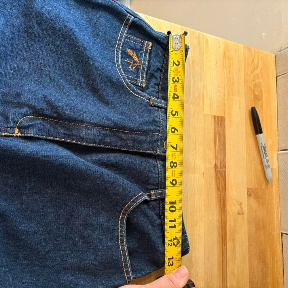 Jordache Dark Blue Denim Midi Skirt - Picture 3 of 7